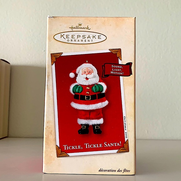 Hallmark Tickle Tickle Santa Christmas Keepsake Ornament in Box - Picture 1 of 1